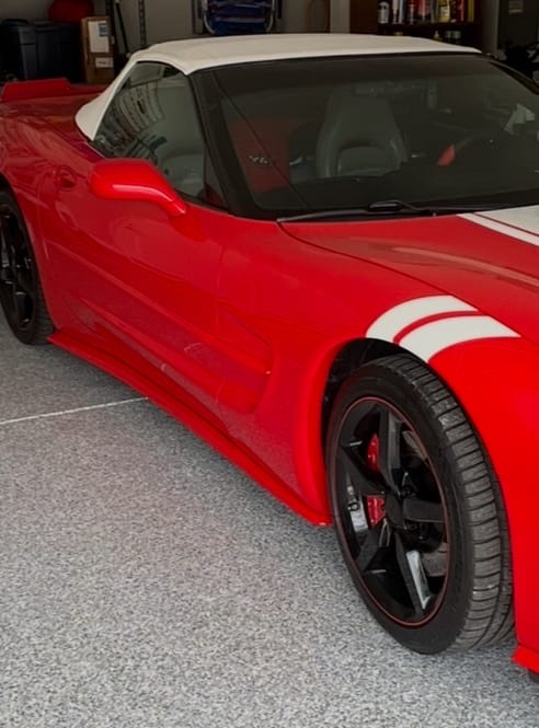 Customer photo review of Chevrolet Corvette C5 ZR1 Side Skirts Rocker Panels
