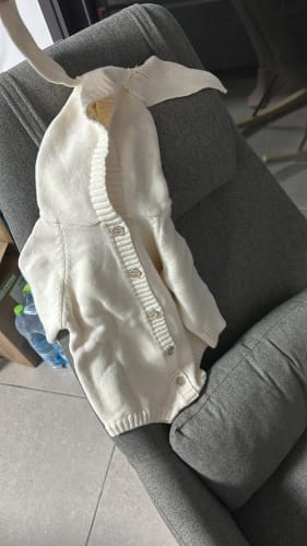 Customer photo review of Cartoon knitted Jumpsuit