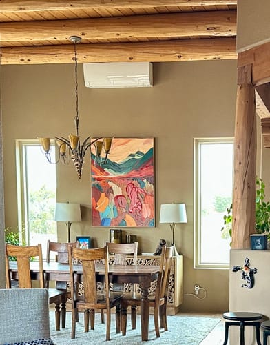 Customer review photo for Colorful Painting #CA047