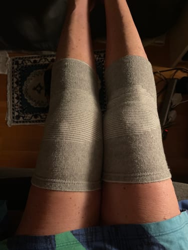 Customer photo review of BambuSleeve™ Knee Sleeves