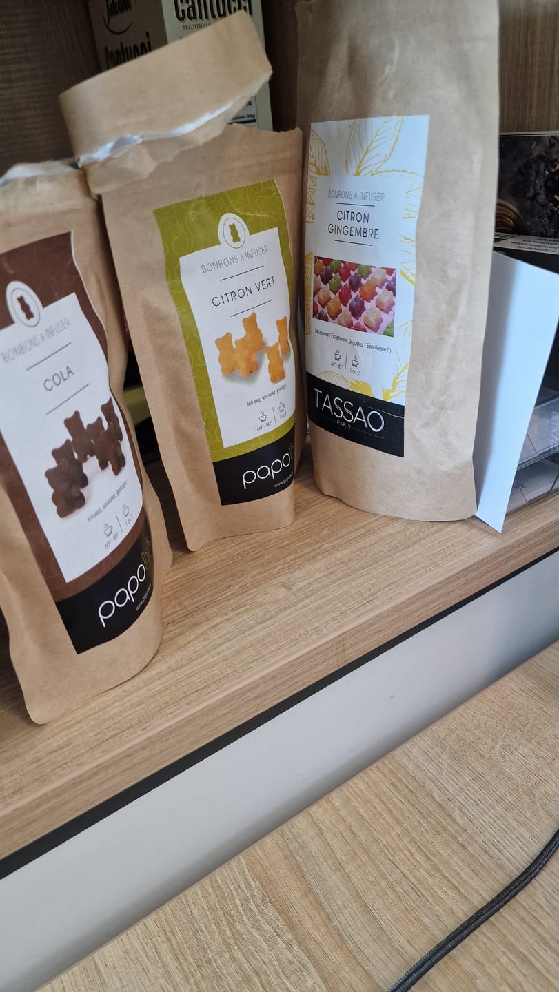 Customer photo review of Bonbons à infuser Orange Sanguine