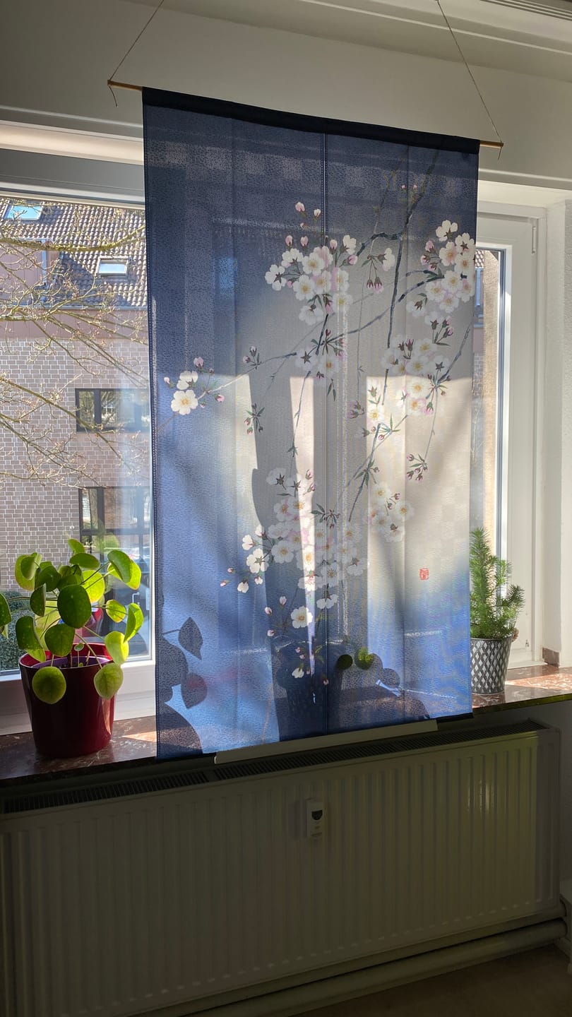 Customer photo review of Japanische Noren - Mondschein