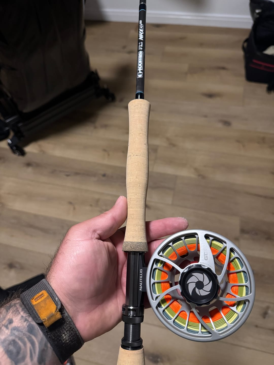 Customer photo review of Nautilus GTS Fly Reel