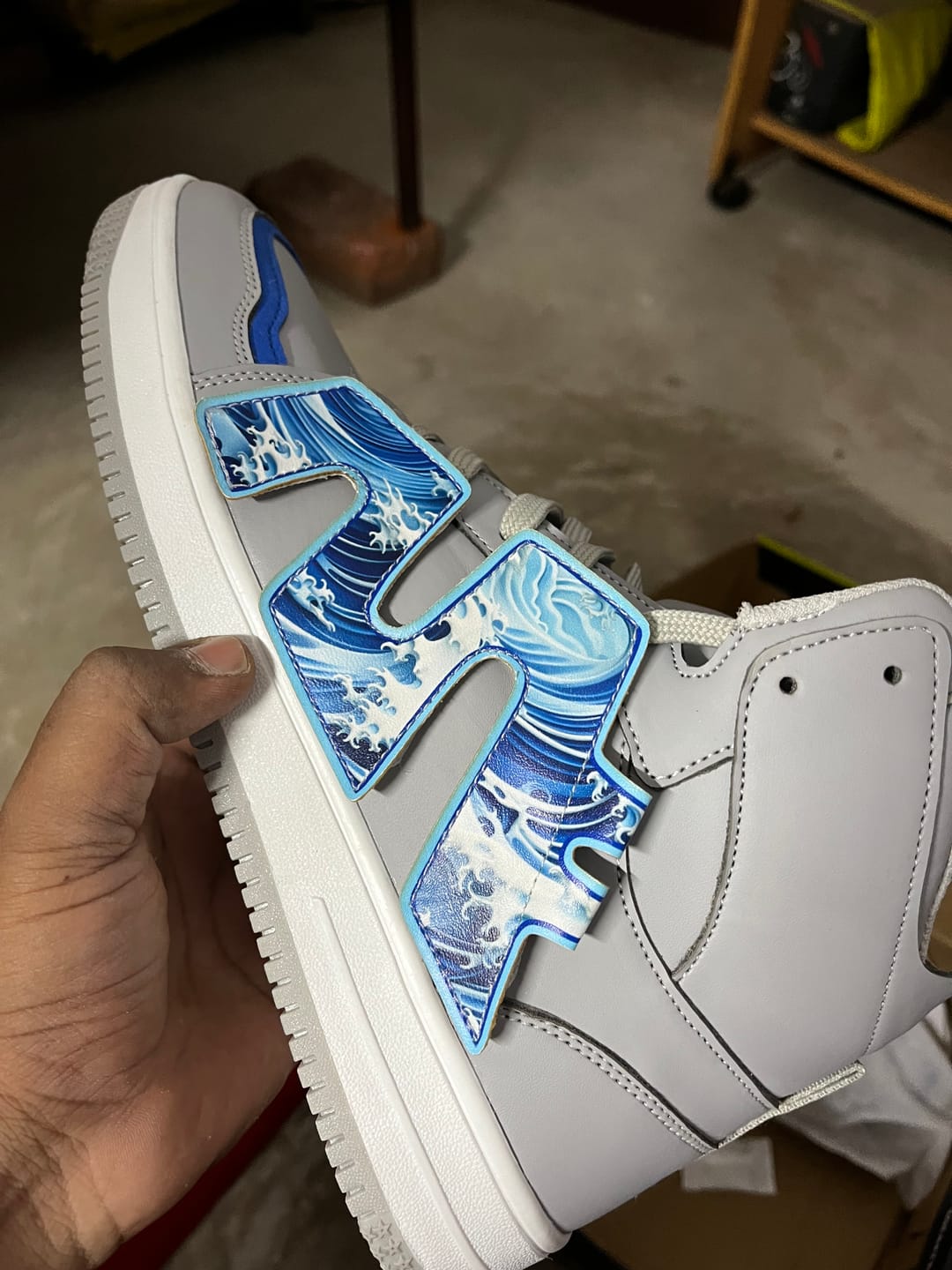 Customer photo review of Bacca Bucci High-Top PATCH-PLAY Men's Sneakers