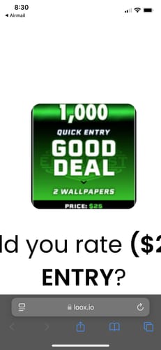 Customer photo review of ($25) QUICK ENTRY