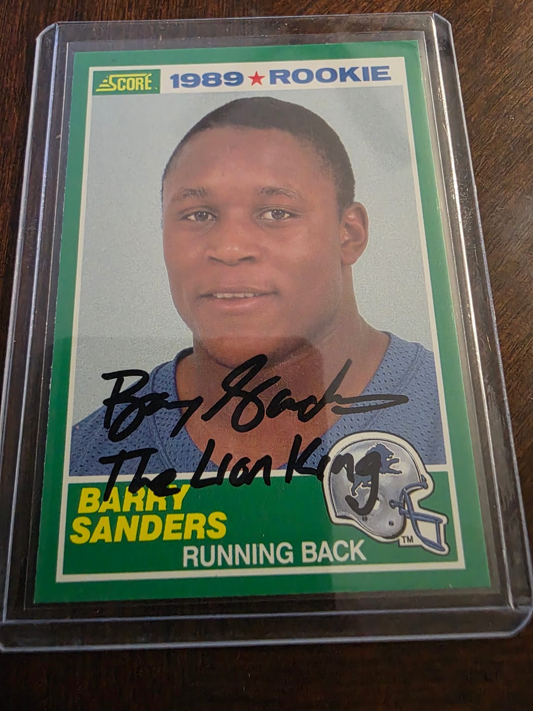 Customer photo review of Barry Sanders Autograph Signing