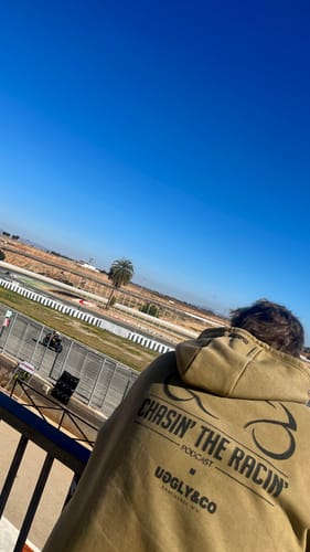 Customer photo review of Chasin the Racin Hoodie
