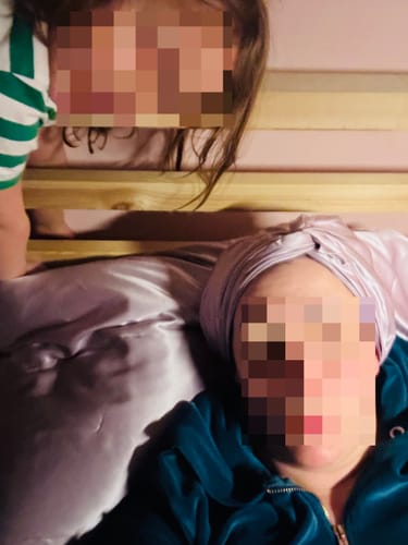 Customer photo review of Organic Silk Pillowcase