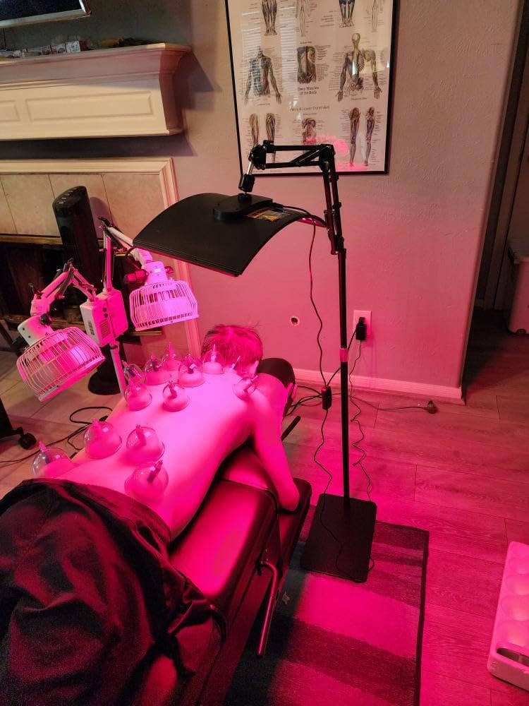 Customer photo review of Red Light Therapy Device