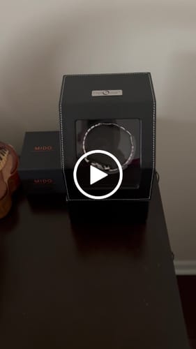 Customer video review of Diplomat Black Leather Single Watch Winder with Stitch Trim