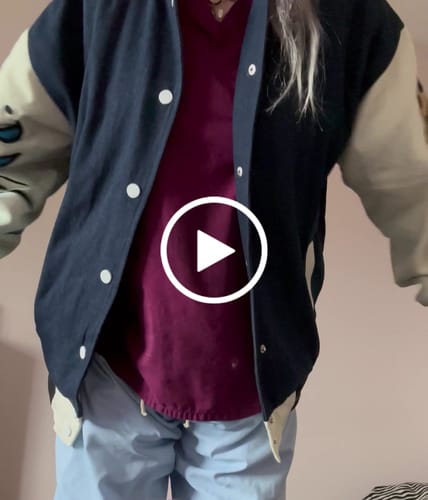 Customer video review of Overtime Varsity Jacket Preorder