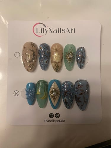 Customer photo review of Custom Nails