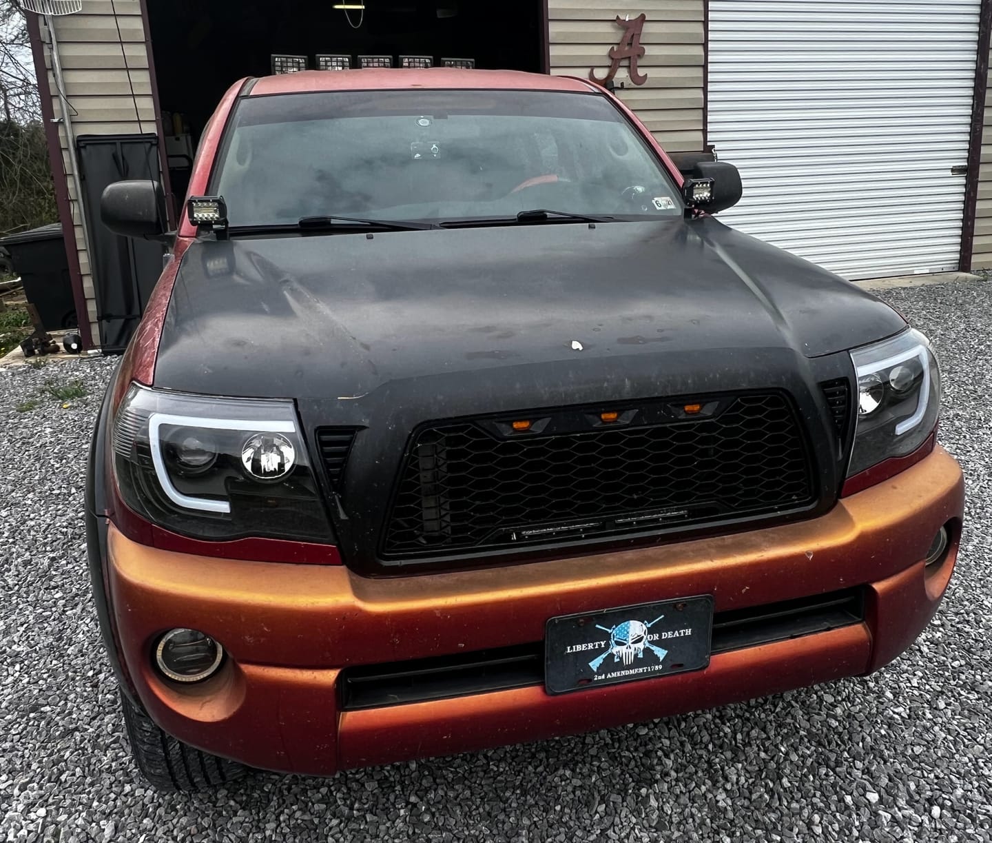 Customer photo review of Glossy Metallic Black Rose Vinyl Wrap