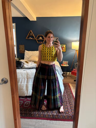 Customer photo review of FRIDA PANTS | FIREFLY CHEX