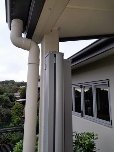 Customer photo review of Patio Screen Retractable Side Awning 2m X 3m