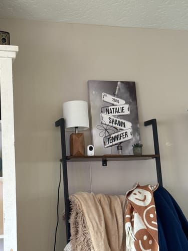 Customer photo review of 1 DATE WITH NAMES UNDERNEATH by Cstm Canvas