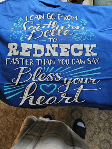 Customer photo review of Redneck - Royal Blue