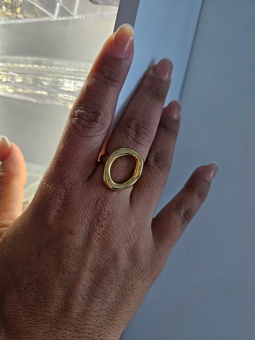Customer photo review of Anillo Rust Mini