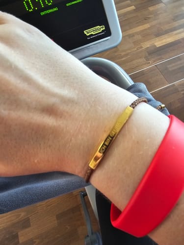 Customer photo review of Armband "Ich bin genug."