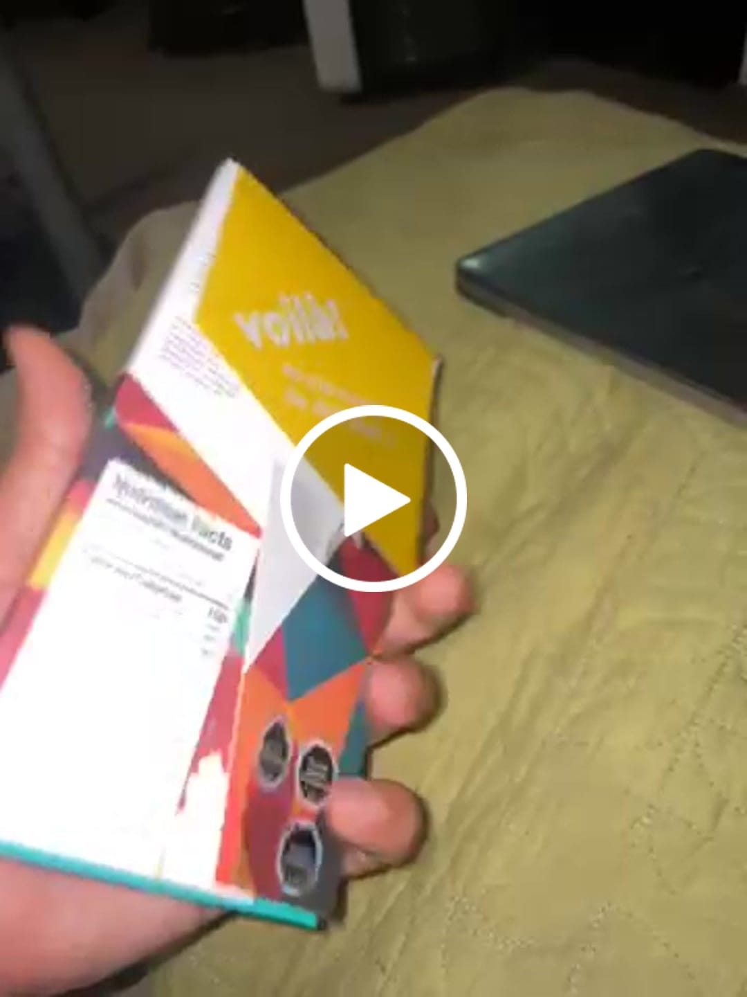 Customer video review of Tableta Chocolate Sal de Mar 70%