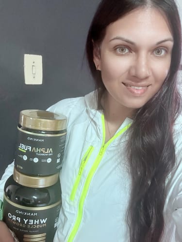 Customer photo review of Whey Pro Muscle Growth + FREE AlphaFuel