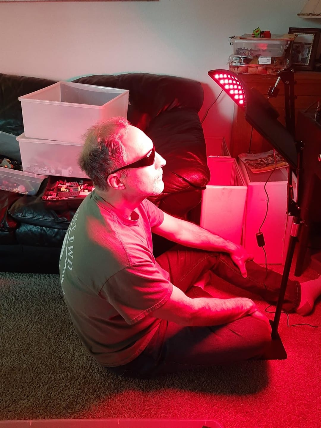 Customer photo review of Red Light Therapy Device