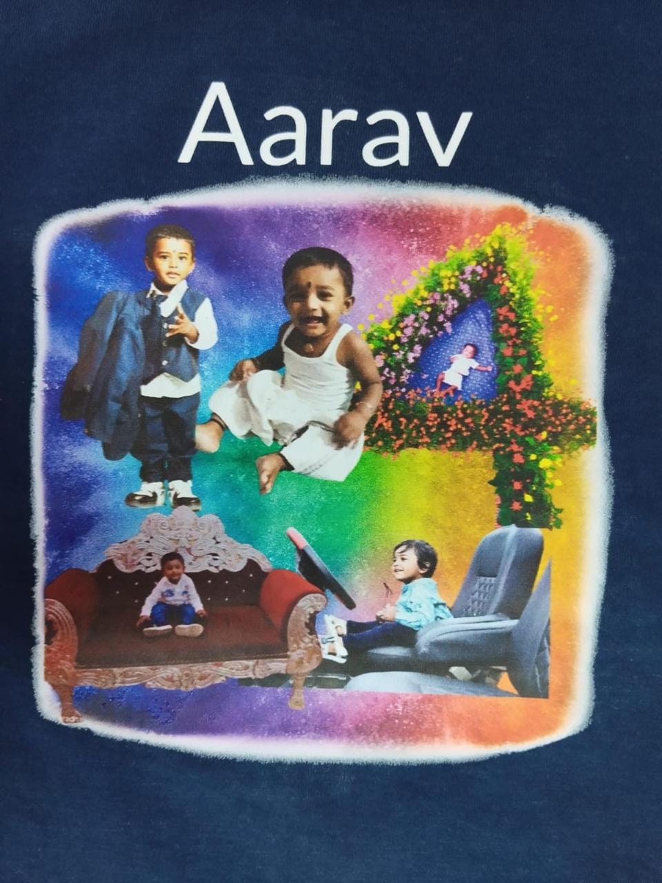 Customer photo review of Custom T Shirt Boy Round Neck