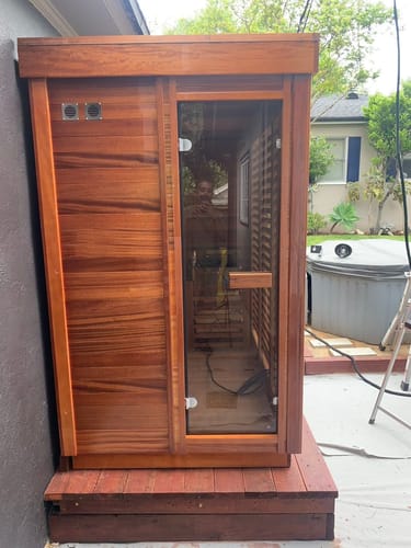 Customer photo review of Smartmak® Modern Box Outdoor Sauna - Box 1 (Delivery in 4-5 weeks)