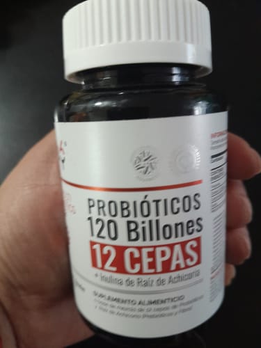 Customer photo review of Pack de 6 frascos: Oby MULTI Probioticos Avanzados 120 Billones 12 Cepas, Prebioticos y Fibra