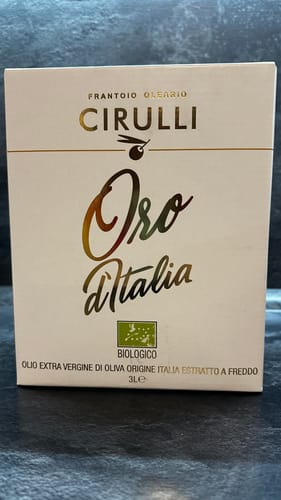 Customer photo review of Bag in box di olio extravergine Biologico • 3 Litri