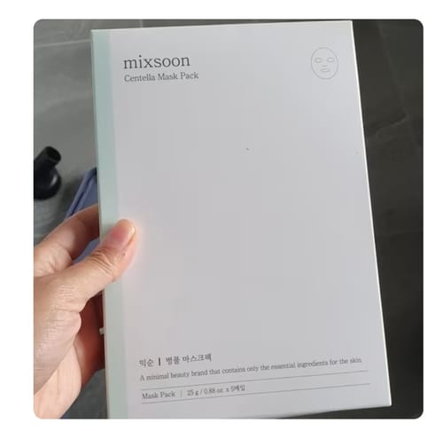 Customer photo review of MIXSOON Master Deep Barrier Mask lakštinė veido kaukė