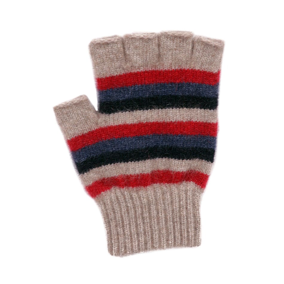Customer photo review of Lothlorian Merino - Possum Fingerless Gloves