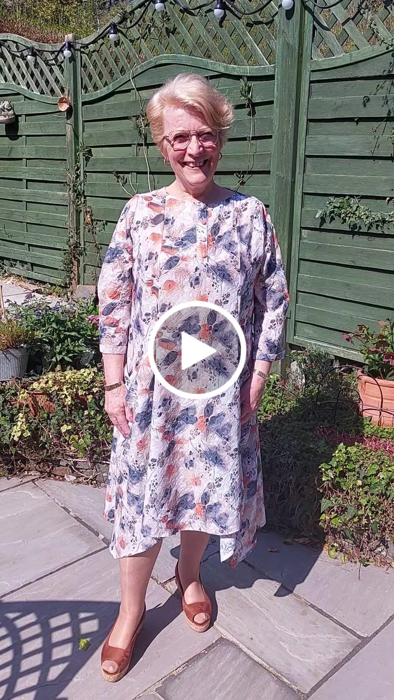 Customer video review of Nature's Palette Embroidered Polycotton Fabric