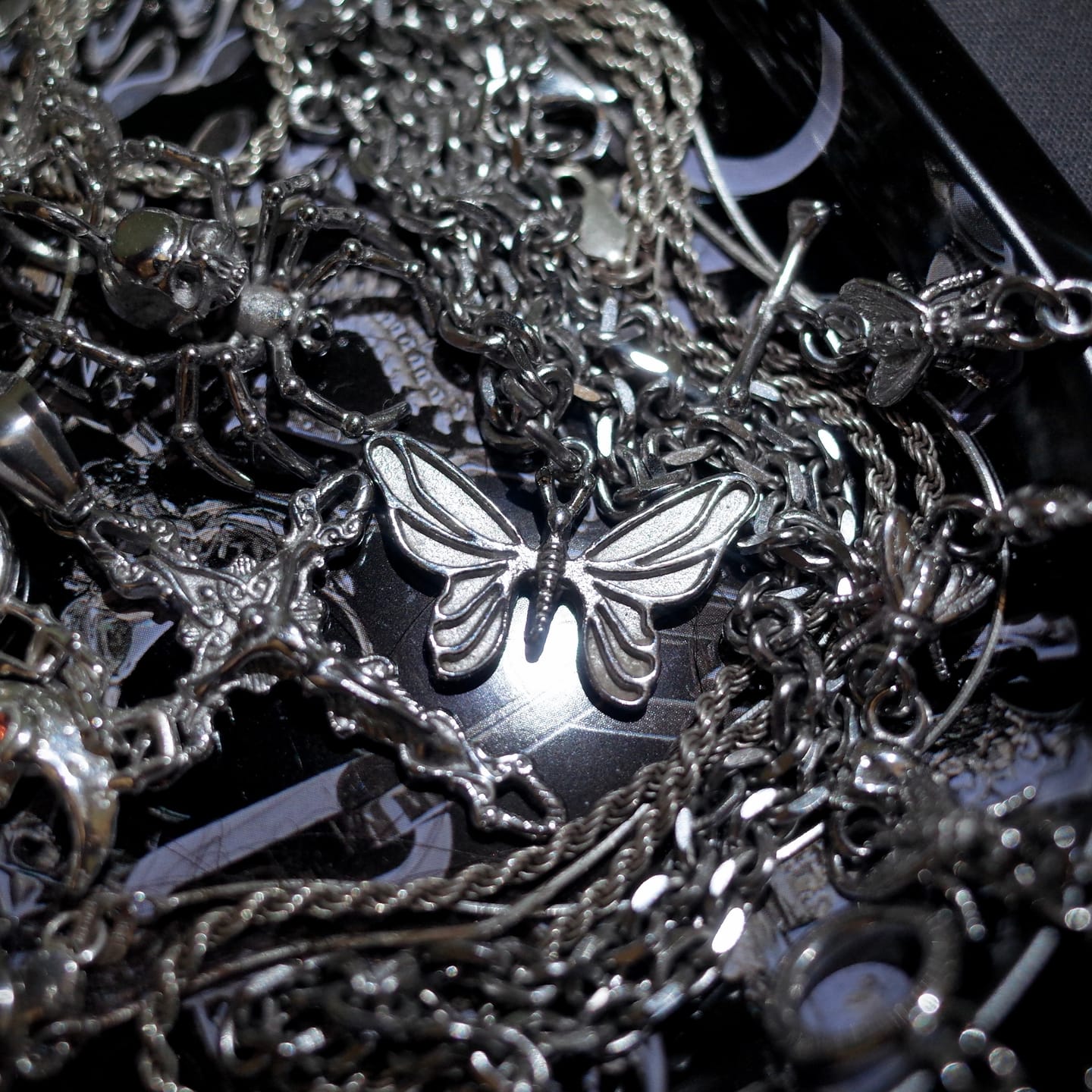 Customer photo review of BUTTERFLY PENDANT