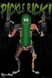 Customer photo review of Rick and Morty Plakat Pickle Rick