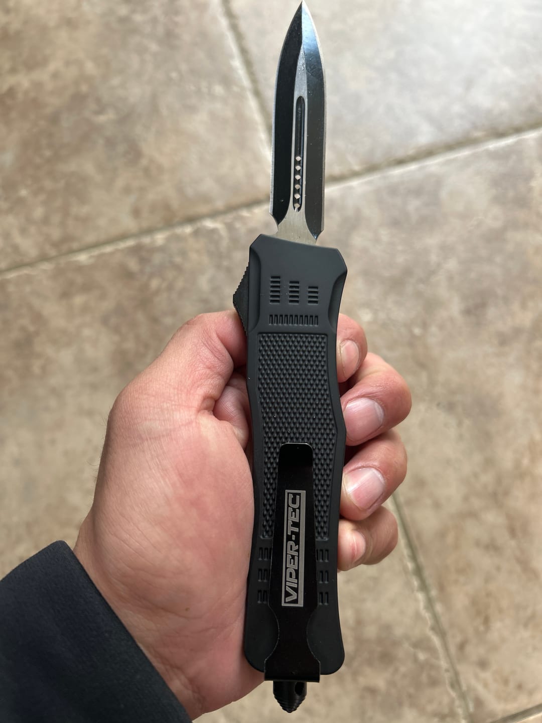 Customer photo review of 50% OFF Black Phantom D/A OTF (Multiple Blade Styles Available)