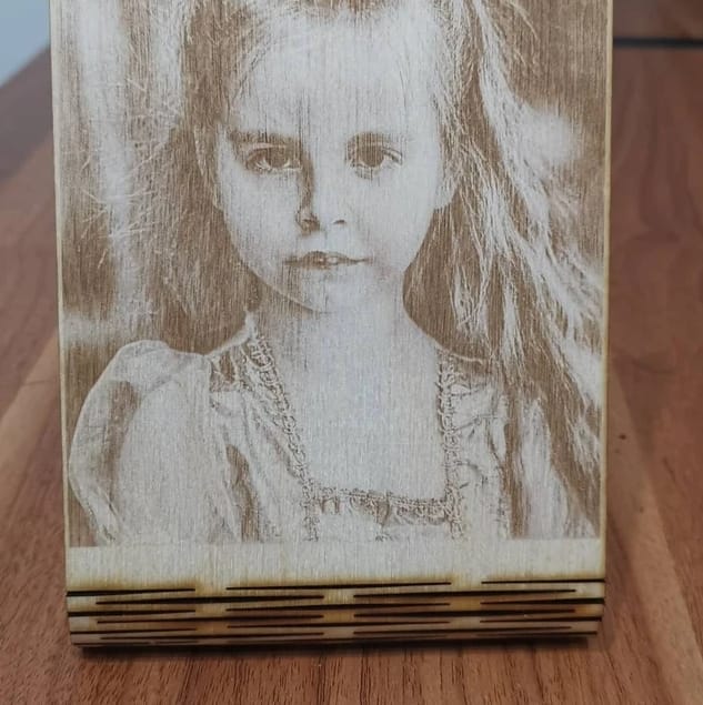 Customer photo review of Wooden curved photo frame 6 bundle laser cut svg file