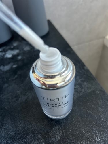 Customer photo review of TIRTIR Ceramic Milk Ampoule veido ampulė