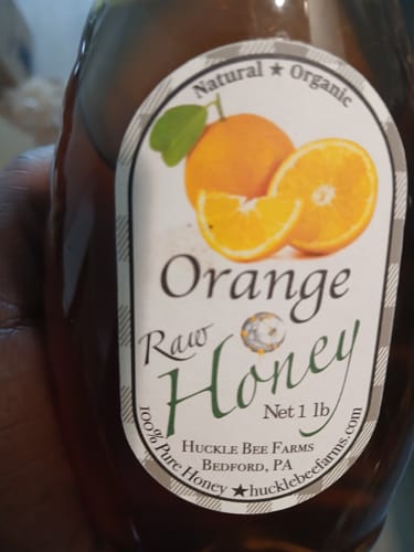 Customer photo review of Orange Infused Honey