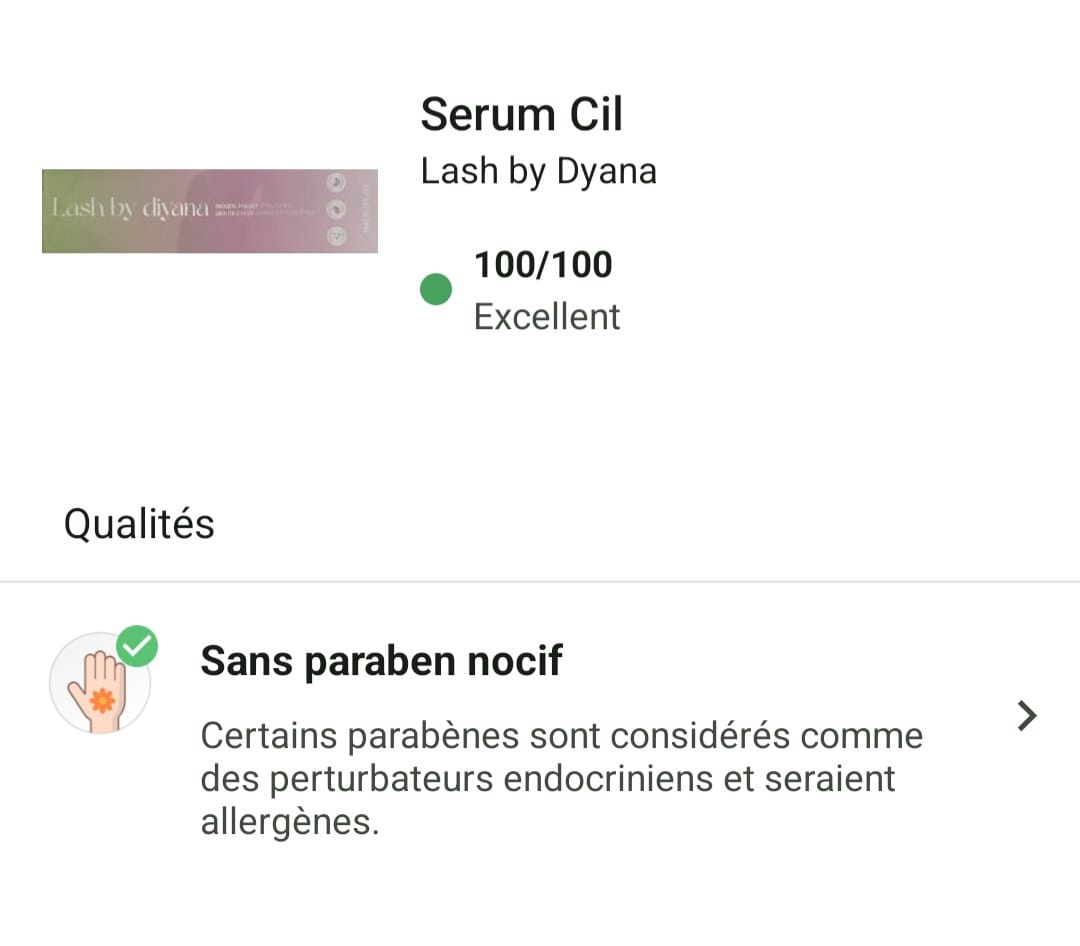 Customer photo review of Sérum pour croissance de cils - Des cils plus longs et plus épais naturellement !
