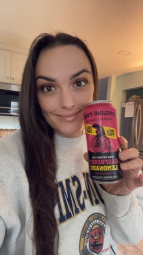 Customer photo review of Sparkling THC Raspberry Lemonade, 4pk