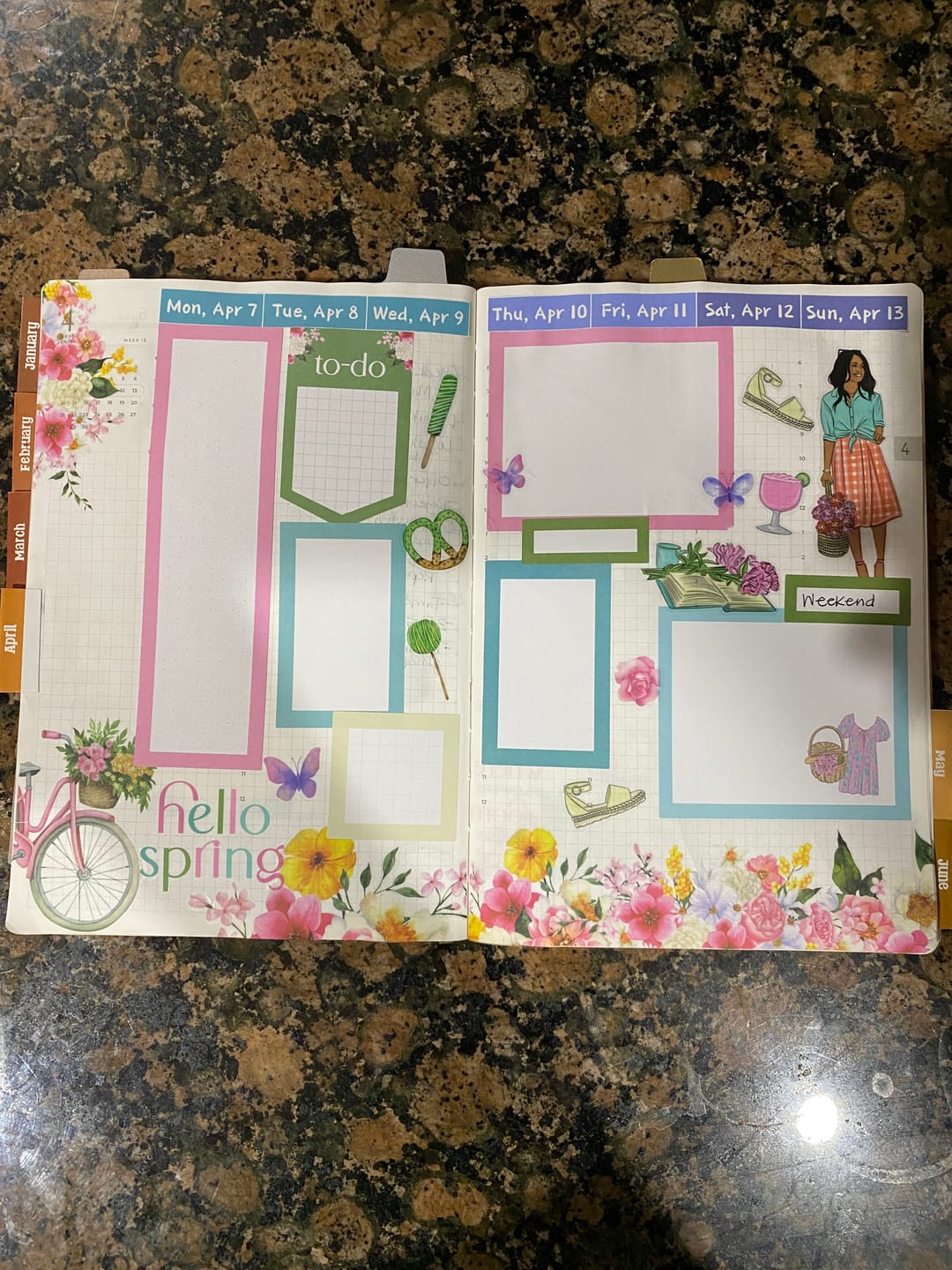 Customer photo review of Whimsical Seasonal Sticker Book