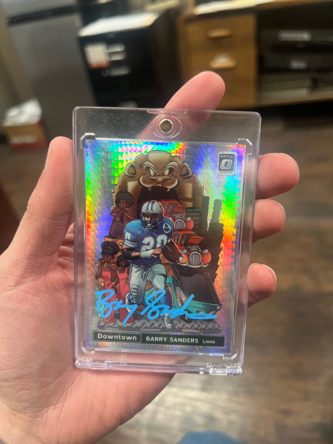 Customer photo review of Barry Sanders Autograph Signing