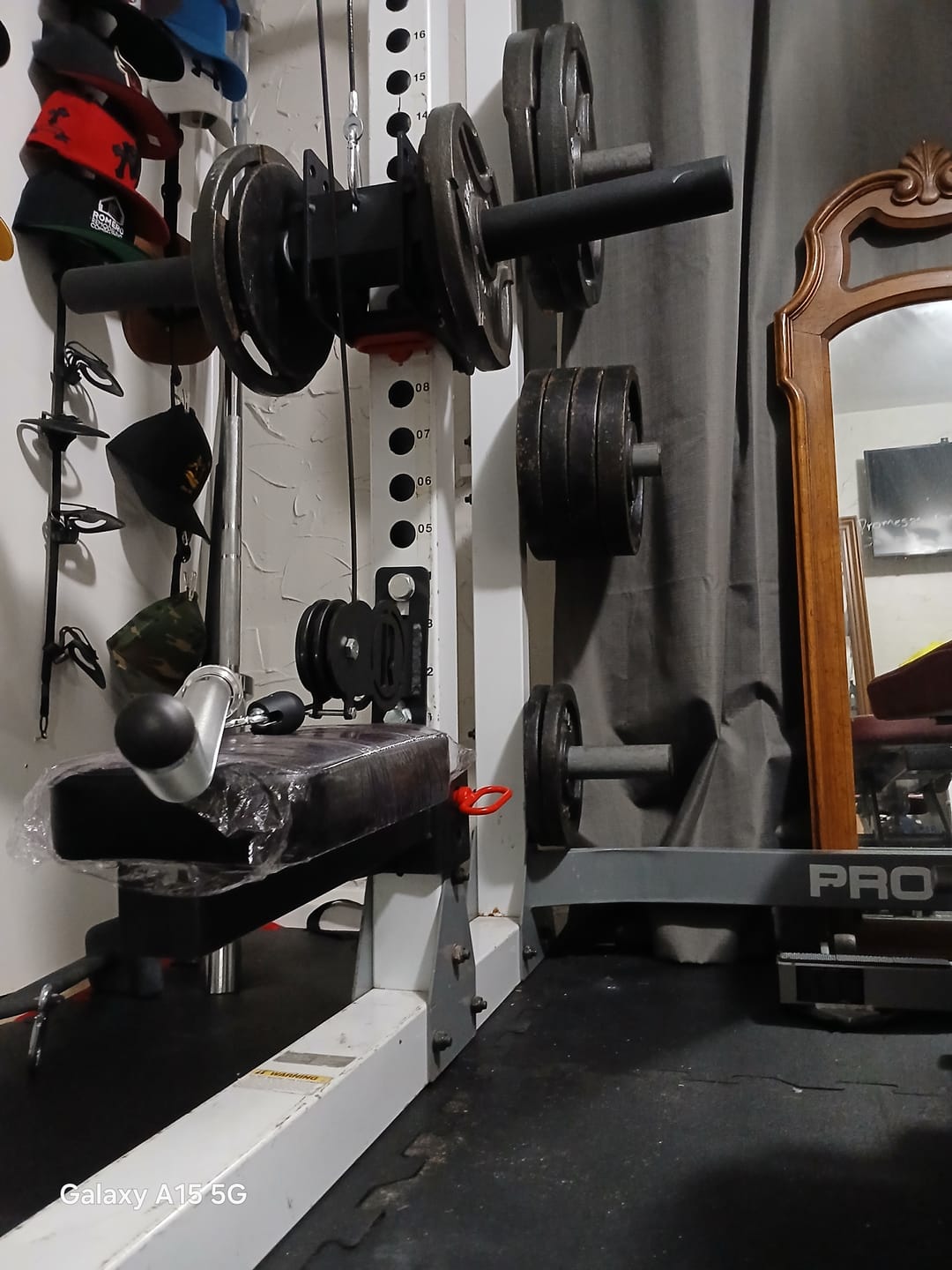 Customer photo review of Pulley System - Lat Pulldown Seat (Fits 3x3 & 3x2 Squat Racks)