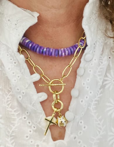 Customer photo review of Sawyer Necklace