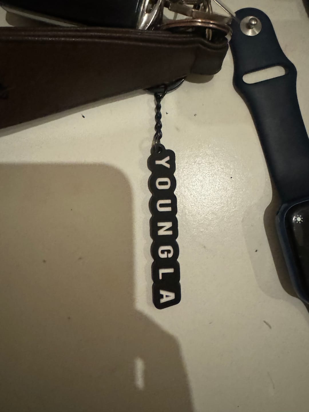 Customer photo review of 931 YoungLA Keychains