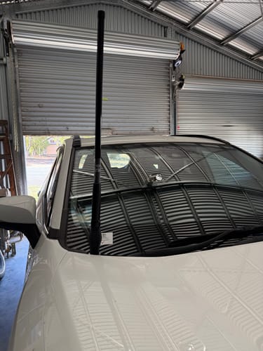 Customer photo review of Strike B3 7dBi Heavy Duty Bullbar Mount Antenna - Compact