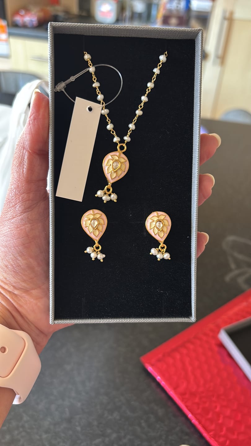 Customer photo review of Diwali Earrings