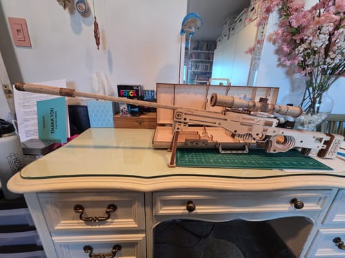 Joseph G. review of Rokrgeek AWM Sniper Rifle 3D Wooden Gun Puzzle image 1 out of 2