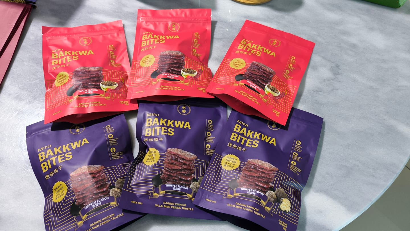 Customer photo review of BITE SIZE BAKKWA- TRUFFLE FLAVOUR (100G)